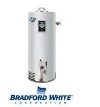 Picture of a Bradford White Water Heater To Be Installed in Bath