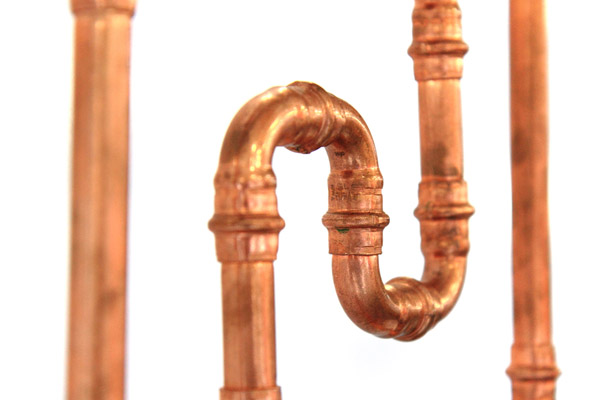 image of copper pipe pinhole leak