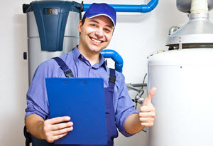 image of Emmaus, PA plumber replacing water heater 