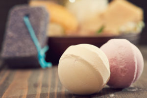 image of bath bombs that clog drains