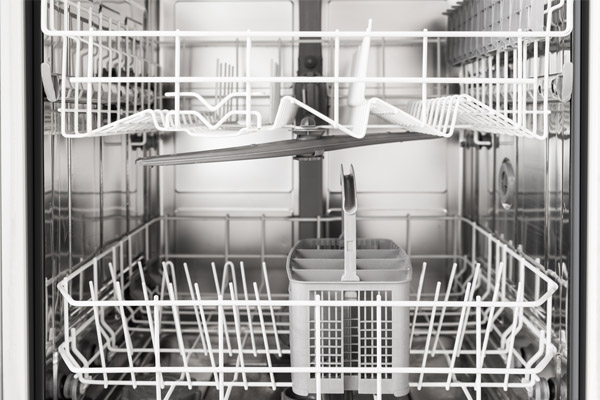 image of a clean dishwasher
