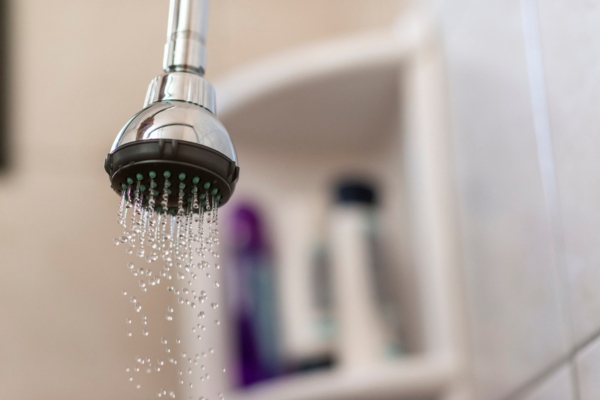 low water pressure on shower head