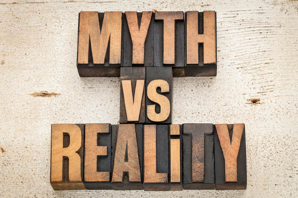 image of myth vs reality depicting winter plumbing myths