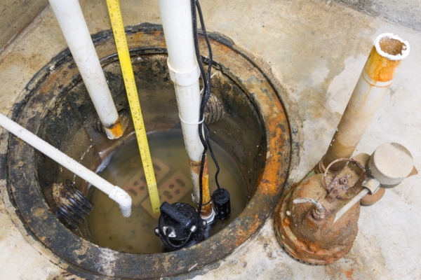 installation of new sump pump