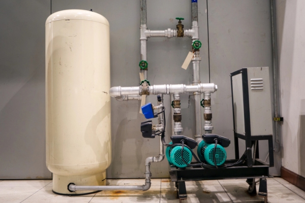 Water pump booster system panel